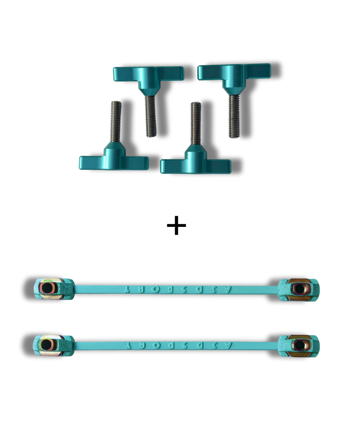 PACK WING SCREWS + BLOQUEURS T-NUTS FLEX