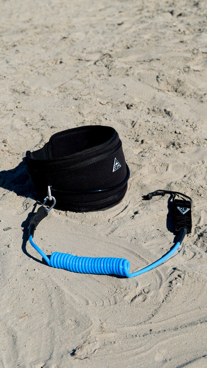 8" Coiled Leash with Carabiner 
